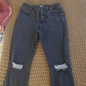 GOOD AMERICAN GOOD LEGS SHADOW POCKETS SKINNY JEANS